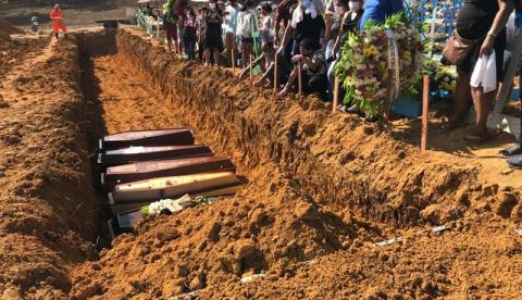 Sepultamentos seguem acima dos 100 por dia em Manaus 