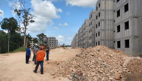 Com 500 unidades habitacionais, Cidadão Manauara 2 tem obras concluídas em 50%