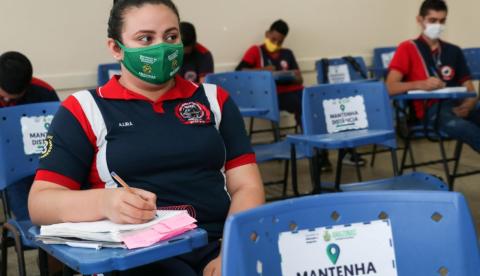 50 mil alunos retornam às aulas na Região Metropolitana de Manaus