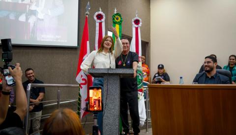 Fernanda Aryel reforça aliança PDT-Avante e pede sensibilidade ao luto de David Almeida