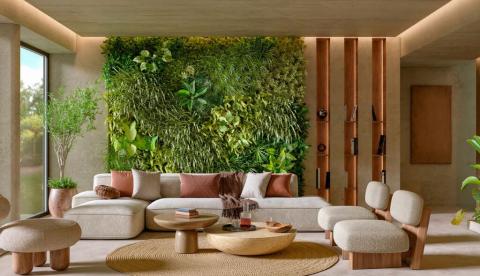 Design biofílico se consolida como forte tendência para 2026