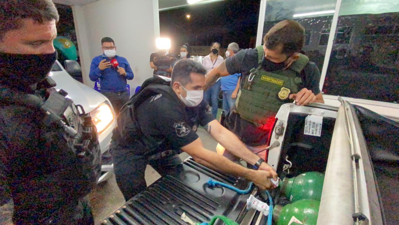 Grupo Fera entrega oxigênio doado por amigos em hospitais de Manaus 