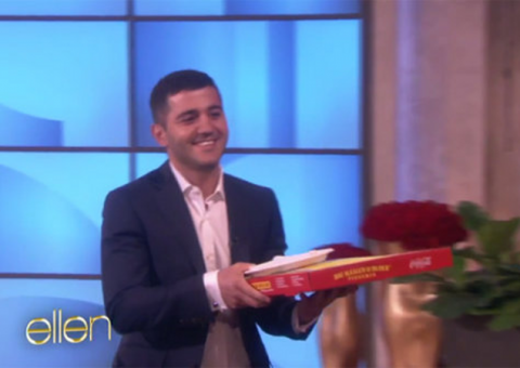 Entregador de pizza do Oscar ganhou gorjeta de US$ 1000