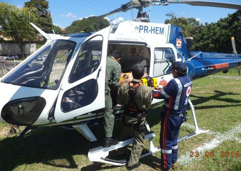 Atendimentos de bombeiros ganham agilidade com helicóptero