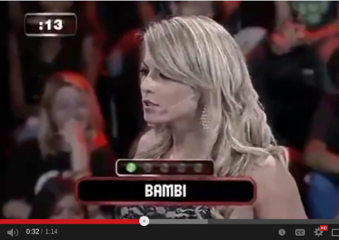 Babi Rossi mostra toda sua "inteligência"no programa Mega Senha