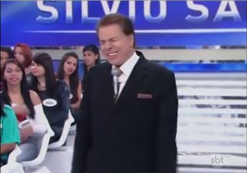 Silvio Santos quase infarta de rir. Veja