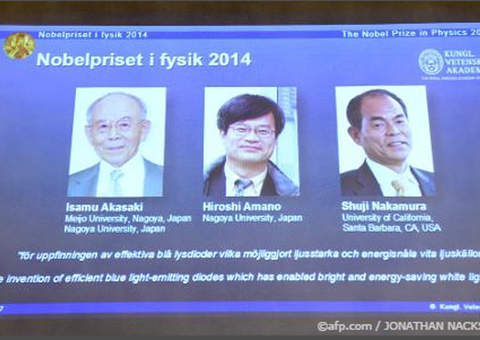 Nobel de Física vai para inventores das lâmpadas de LED
