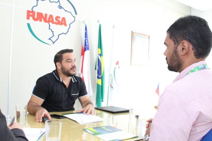 Reunião na Funasa obeteve apoio da Associação Amazonense de Municípios - Foto: Sérgio Caldas