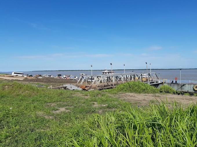 Porto está sem manutenção e prejudica população de vários municípios - Foto: Divulgação/Aleam