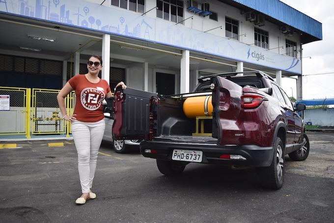 “É outra vida. Em relação a consumo, rendimento, é outra realidade. Não estou mais refém de gasolina e álcool” – Daniele Sarmento