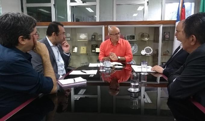 Em reunião com superintendente da Suframa, dirigentes da Eletros mostram preocupação - Foto: Karlla Marinho/Suframa