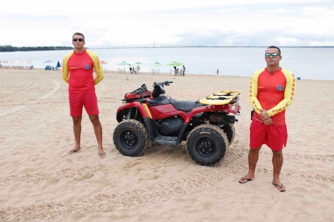 Trabalho dos bombeiros em praias é voltado para prevenir afogamentos - Divulgação