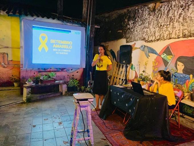 Samantha de Marilac falou dos números de suicídio no Brasil e no mundo