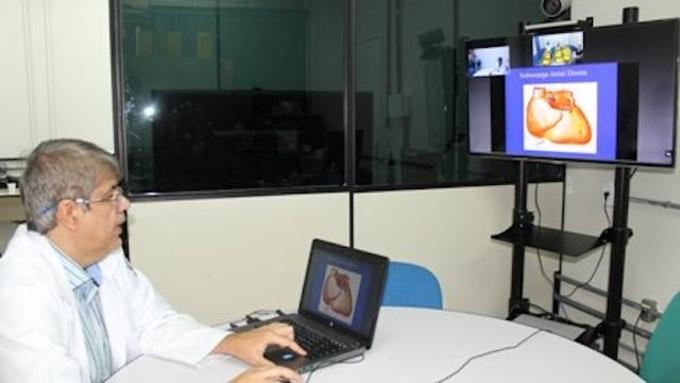 Oficina visa capacitar enfermeiros e médicos para o diagnóstico de doenças cardíacas - Foto: Divulgação/Ufam