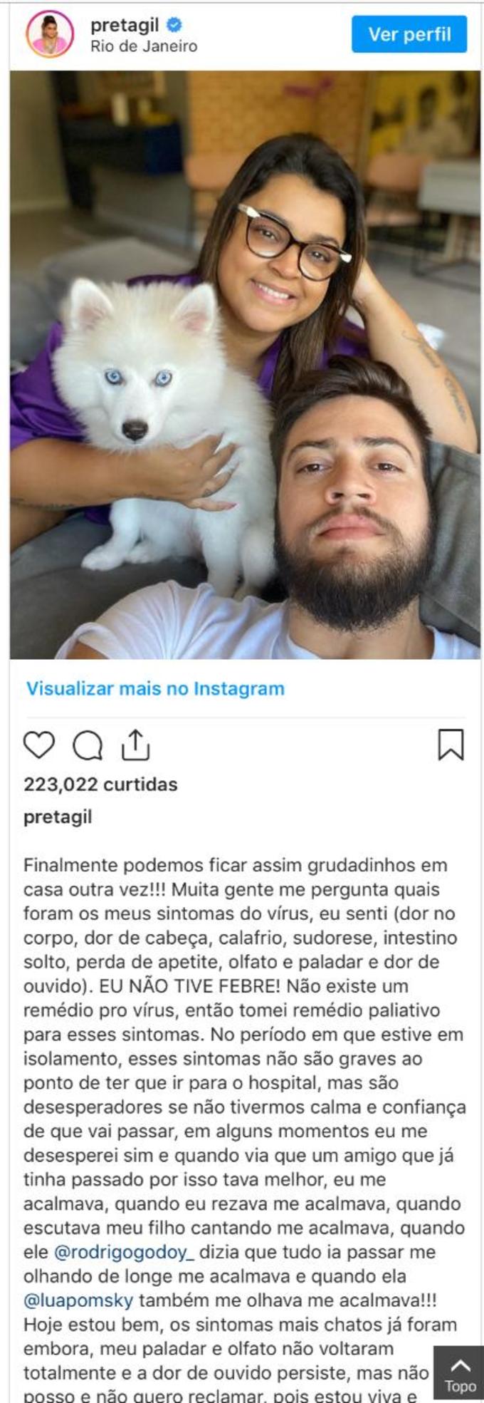 Foto: Reprodução / Instagram