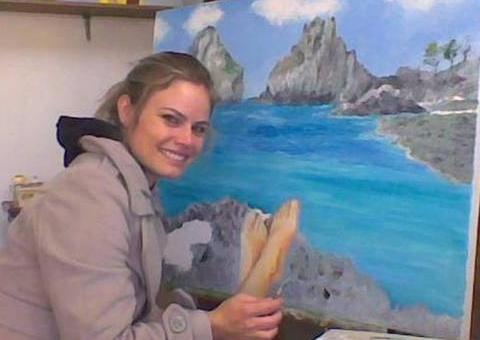 BBB Natália também é artista plástica, confira.