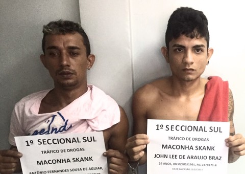 Dupla é presa por envolvimento com o tráfico de drogas  
