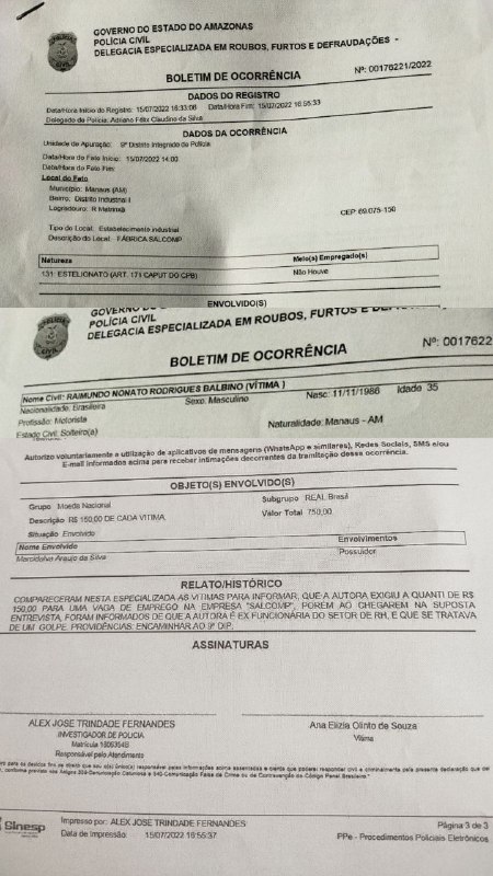 As v&iacute;timas fizeram um B.O coletivo sobre o caso - Foto: Arquivo pessoal