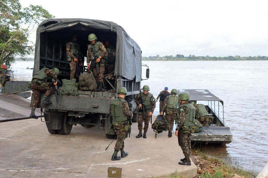 Ex&eacute;rcito foi enviado para fazer buscas por Bruno e Dom no Vale do Javari. - Foto: Comando Militar da Amaz&ocirc;nia