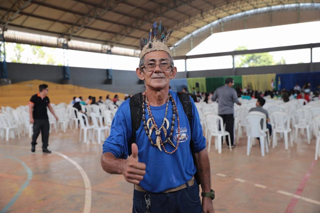Jos&eacute; Luiz, um dos formandos do barco escola - Foto: Divulga&ccedil;&atilde;o