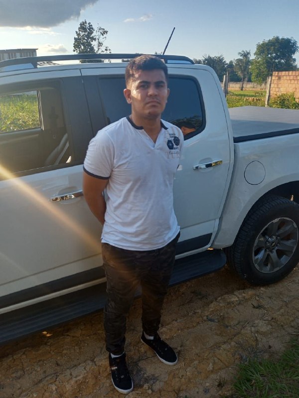 Level de Freitas Vilhena, de 27 anos, foi preso ainda na tarde de ontem, suspeitos de participar da a&ccedil;&atilde;o criminosa. - Foto: Divulga&ccedil;&atilde;o PC-AM