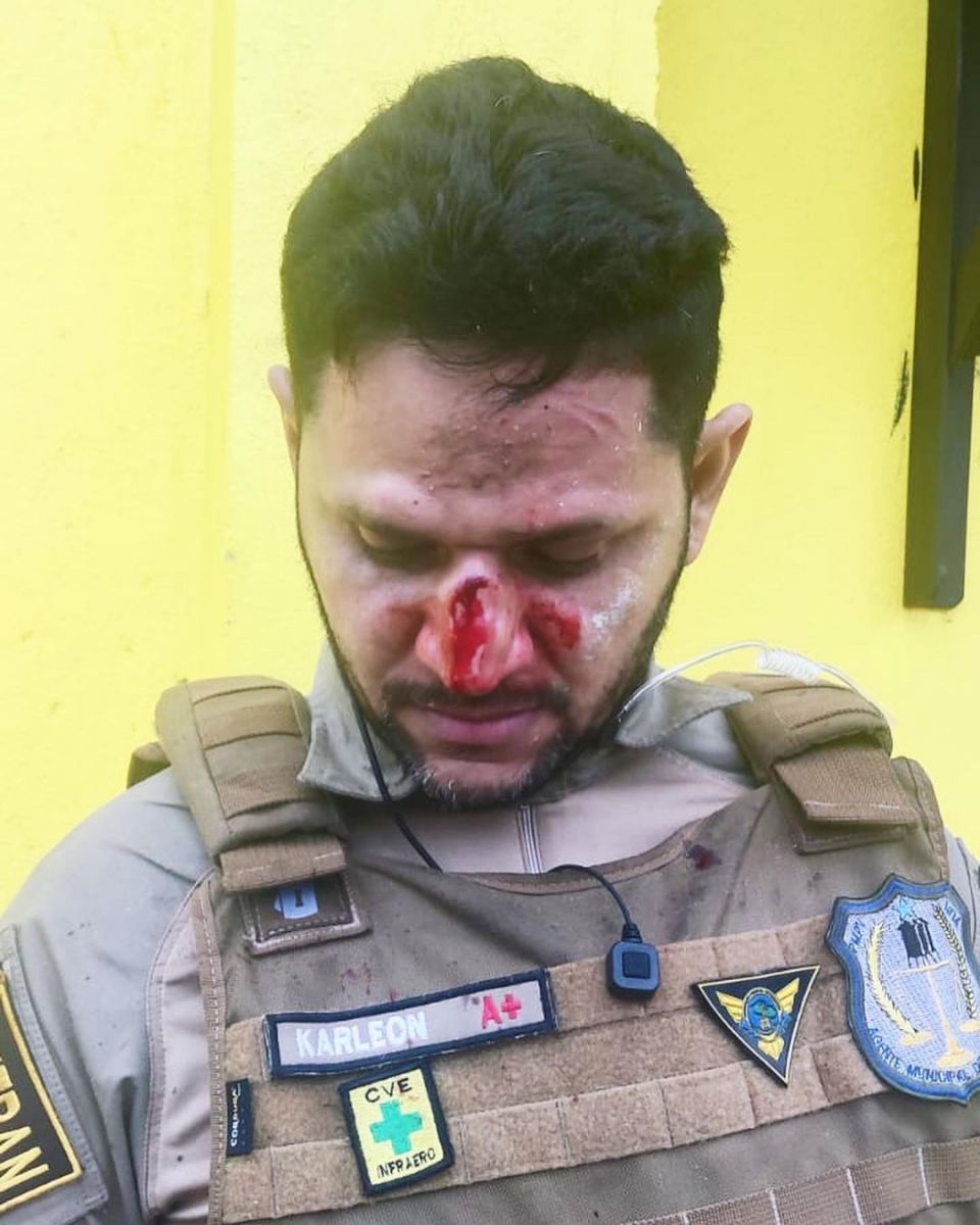 Agente de tr&acirc;nsito Karleon Bizerra da Silva. - Foto: Divulga&ccedil;&atilde;o Semtran