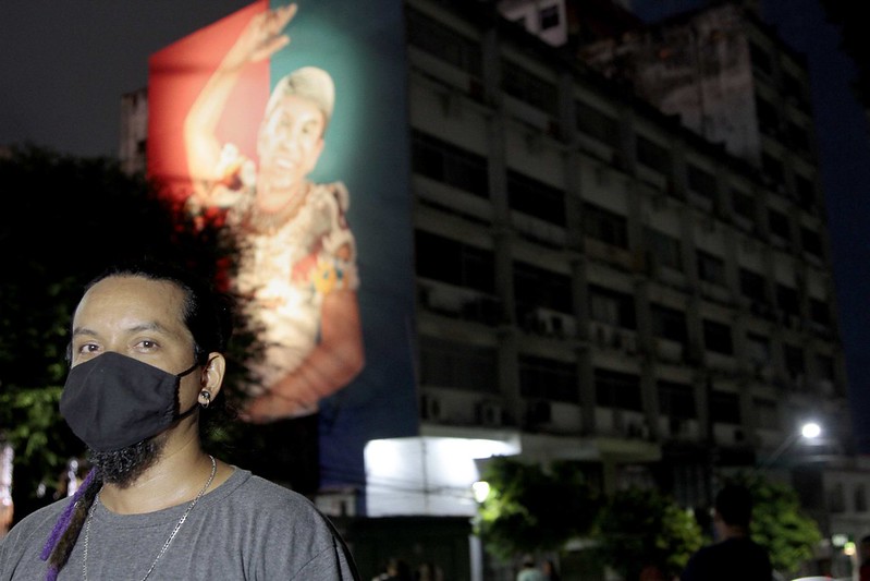 Mural foi produzido pelo artista parintinense Jarbas Lob&atilde;o - Foto: Altemar Alcantara / Semcom