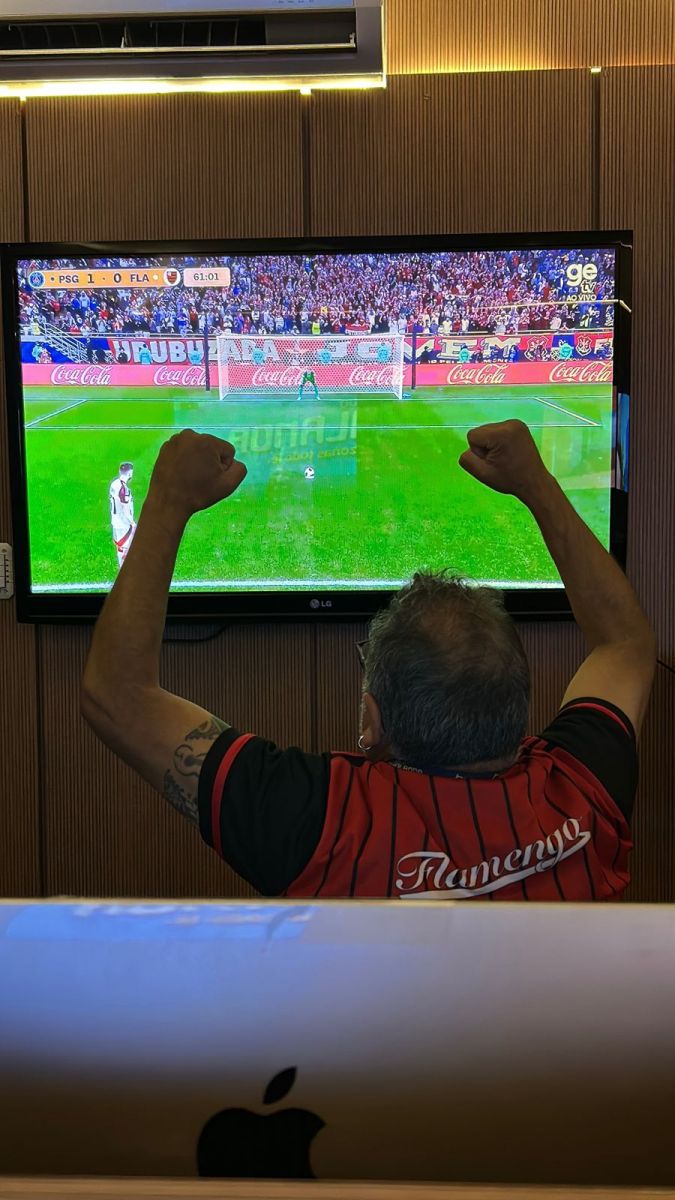 Torcedores comemoram gol. Foto: Divulga&ccedil;&atilde;o