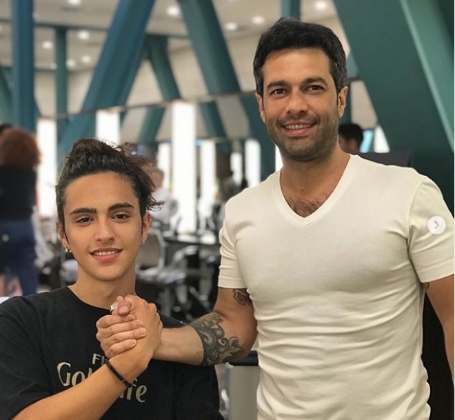 Beto Fortes e o filho mais novo, Felipe - Foto: Reprodu&ccedil;&atilde;o Instagram