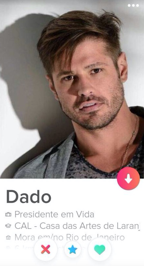 Ator apareceu com um perfil no Tinder - Foto: Reprodu&ccedil;&atilde;o