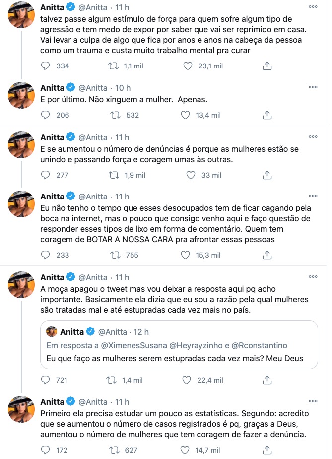 Funkeira rebateu os ataques - Foto: Reprodu&ccedil;&atilde;o/ Twitter