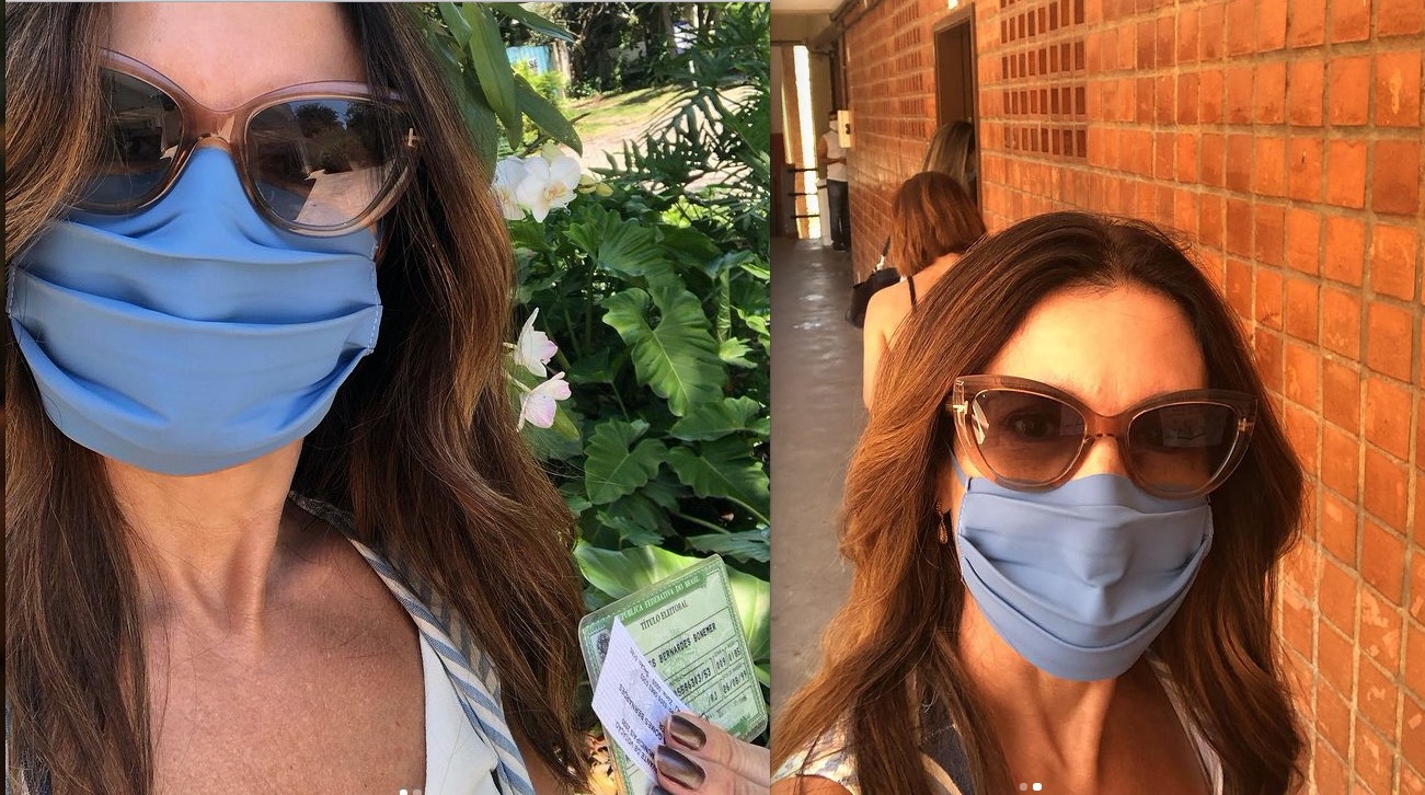 F&aacute;tima Bernardes incentiva seguidores a votar. Foto: Instagram