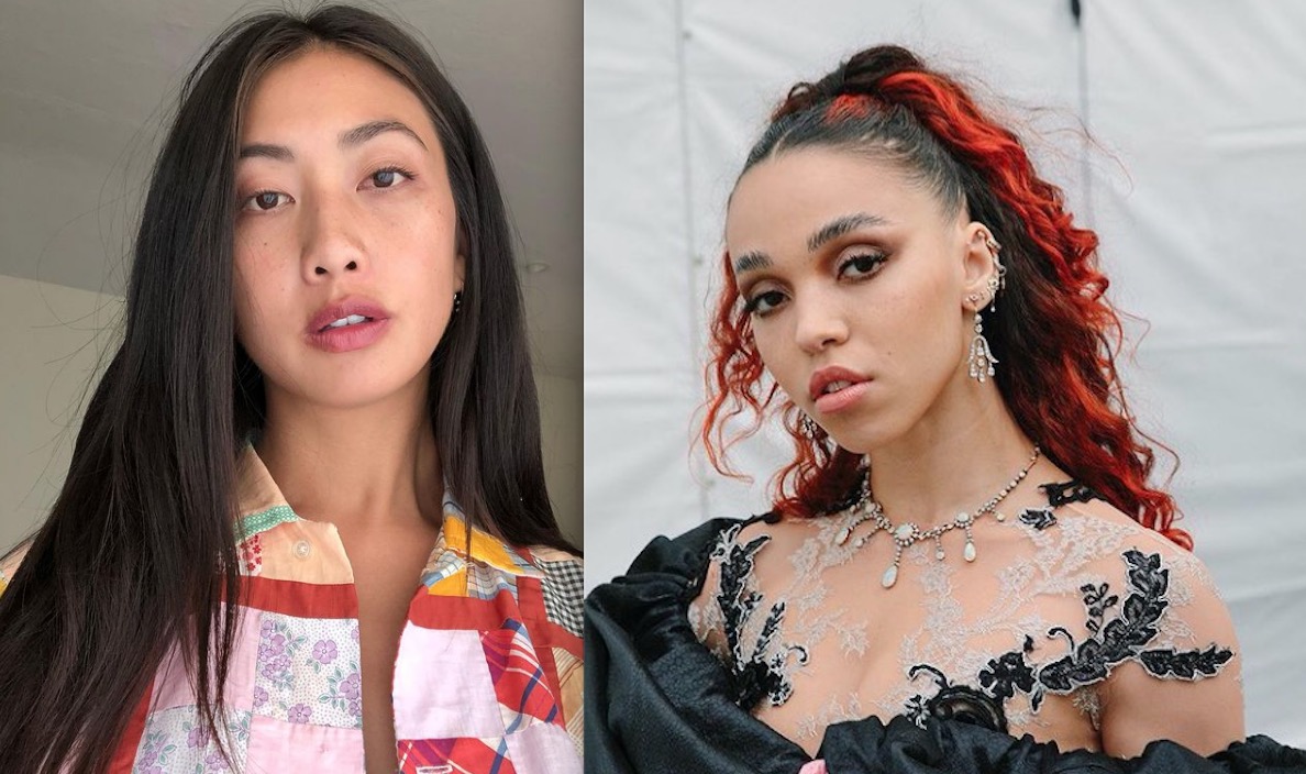 A estilista Pho e a cantora FKA Twigs, que namoraram o ator, o acusam de agress&atilde;o. Fotos: Instagram