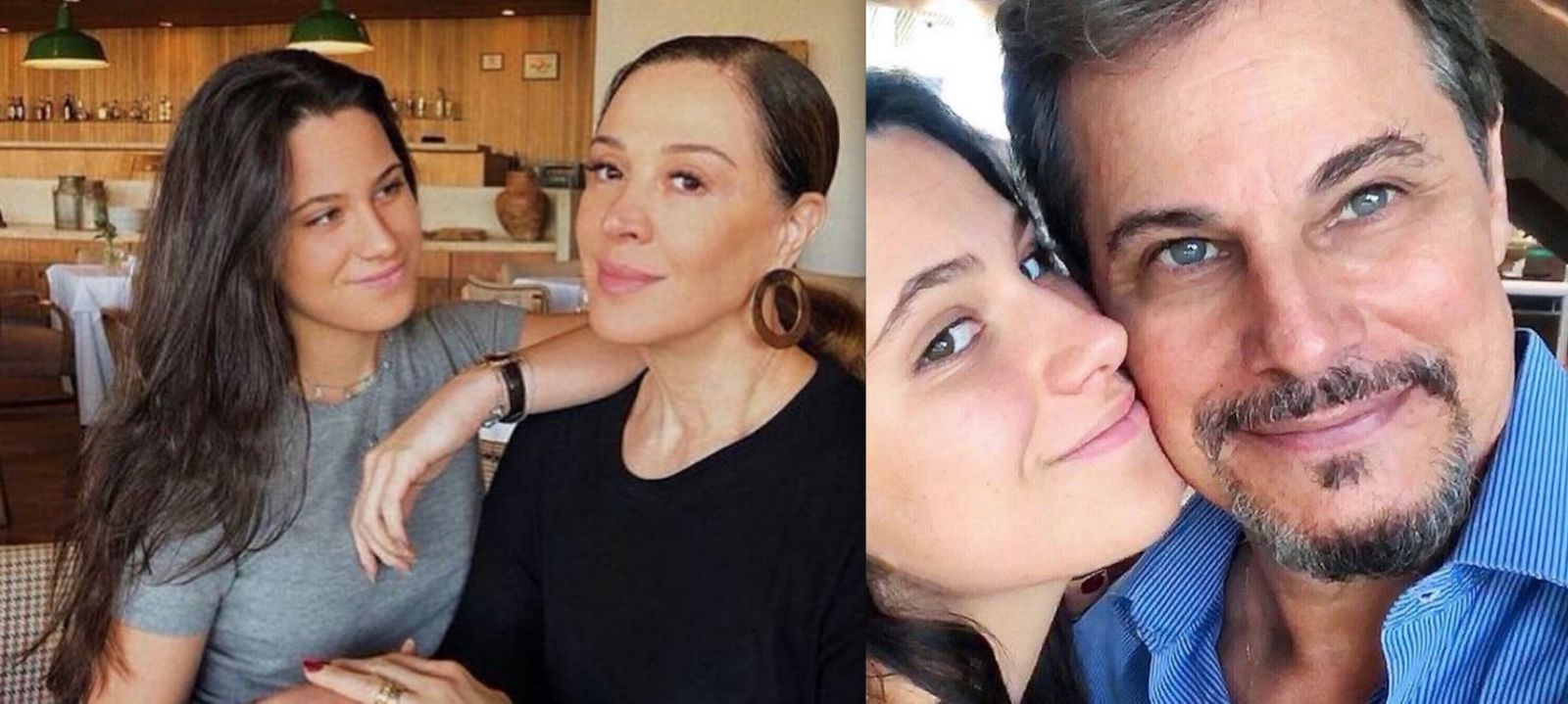 Sophia com os pais, Claudia Raia e Edson Celulari. Foto: Instagram