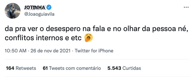 Imagem: Reprodu&ccedil;&atilde;o/Twitter