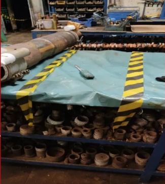 Objeto cortante usado pelo suspeito para furar o peito do funcion&aacute;rio / Foto: Divulga&ccedil;&atilde;o / Pol&iacute;cia Civil