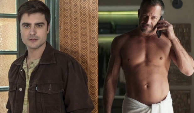 Guilherme Leicam e Malvino em Dona do Peda&ccedil;o - Fotos: Reprodu&ccedil;&atilde;o/TV Globo