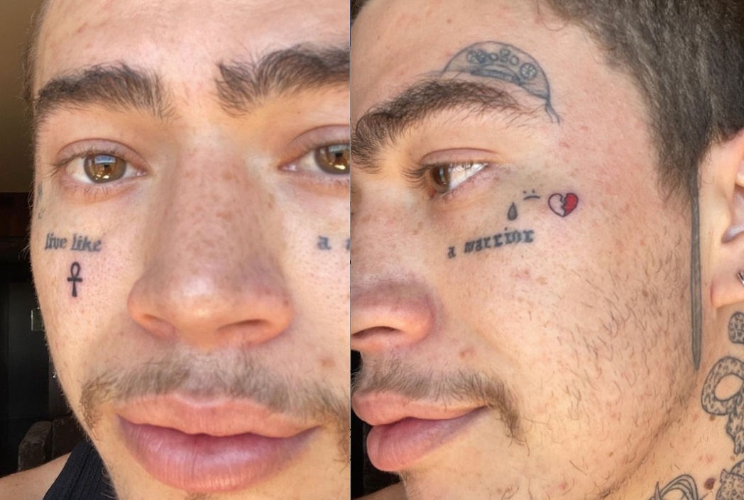 Humorista exibe novas tatuagens - Foto: Reprodu&ccedil;&atilde;o/Instagram