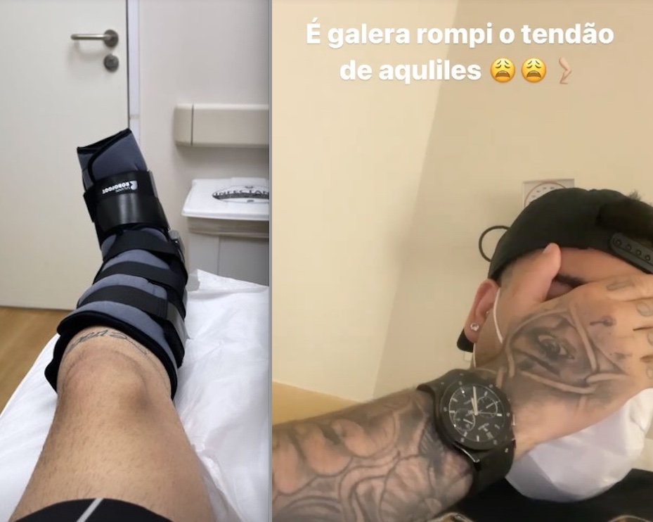 Cantor vai fazer cirurgia ap&oacute;s se machucar - Foto: Reprodu&ccedil;&atilde;o/Instagram