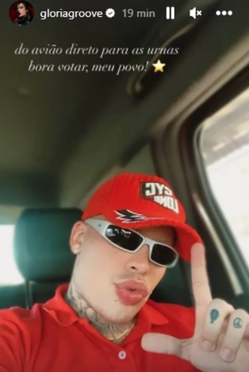 Gloria Groove - Foto: Reprodu&ccedil;&atilde;o/Instagram