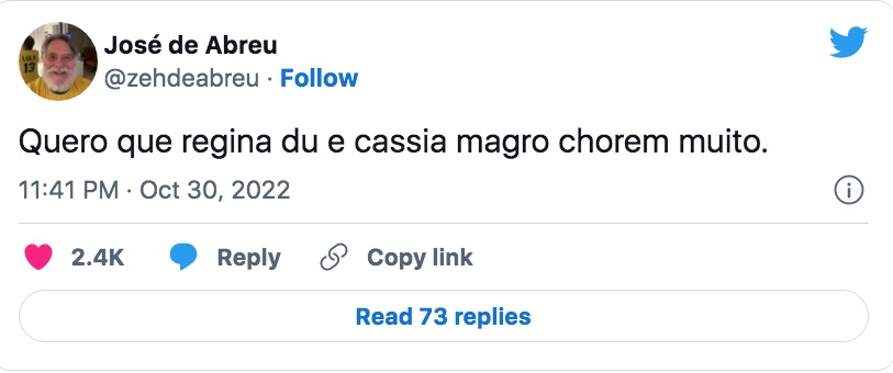 Foto: Reprodu&ccedil;&atilde;o Twitter