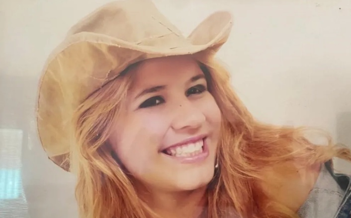 Foto de Mar&iacute;lia na casa da av&oacute;, Teresa. Foto: Arquivo Pessoal