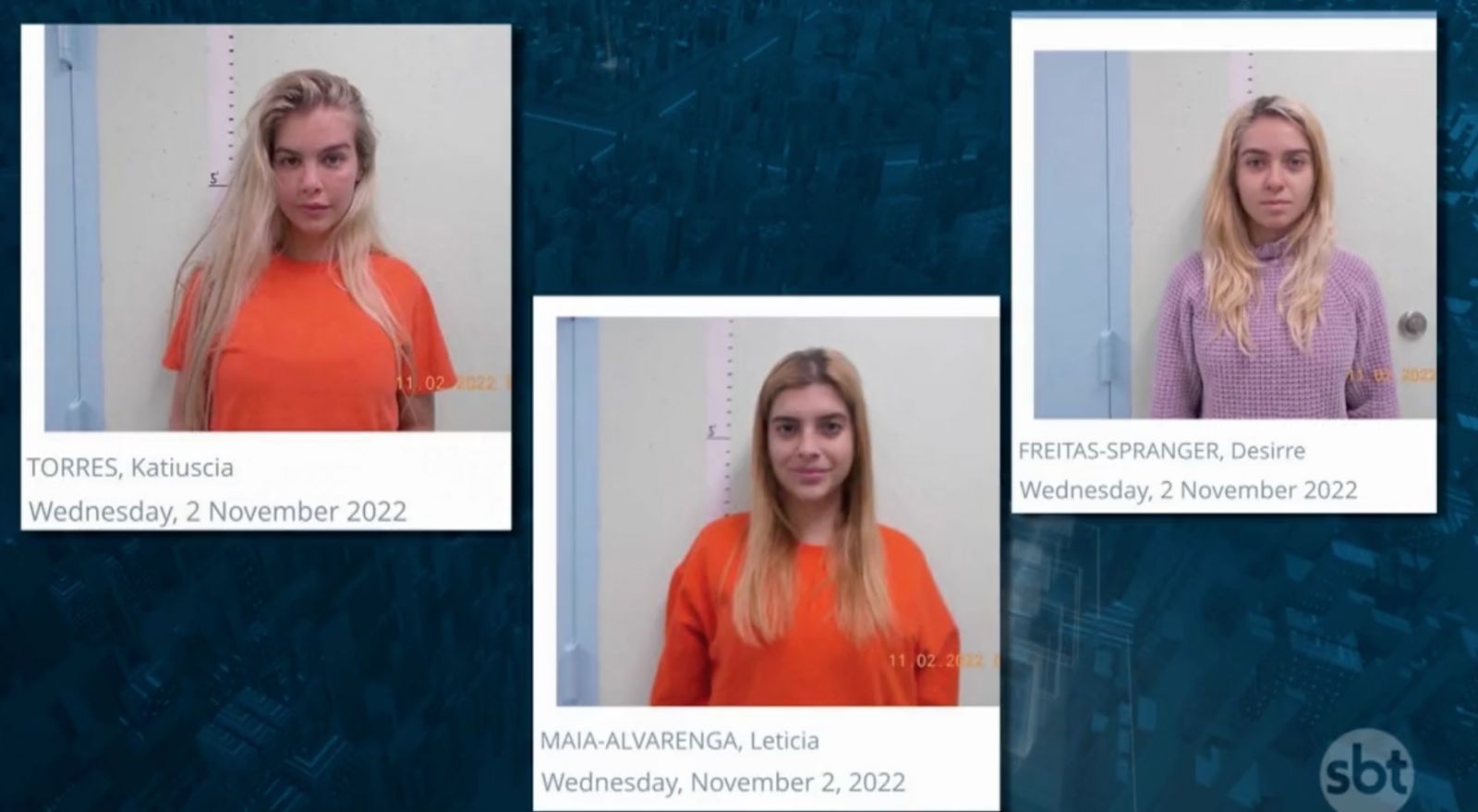 Desirre e Let&iacute;cia foram presas junto a Kat por entrarem ilegamente nos Estados Unidos. Familiares afirmam que elas s&atilde;o v&iacute;timas de Kat.