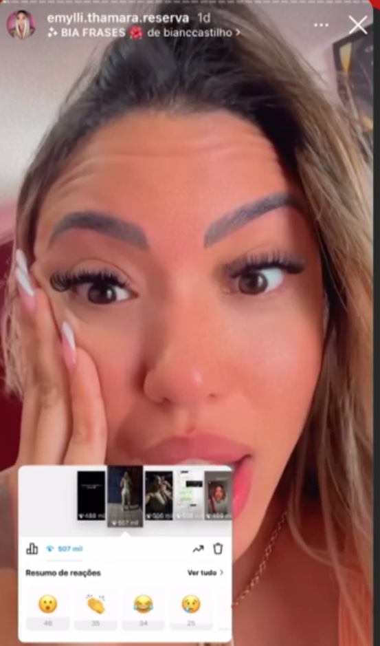 Foto: Reprodu&ccedil;&atilde;o/Instagram/Emylli Thamara