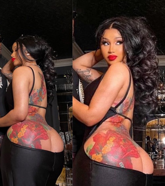 Cardi continua com bumbum gigante mesmo ap&oacute;s reverter 95% das inje&ccedil;&otilde;es. 