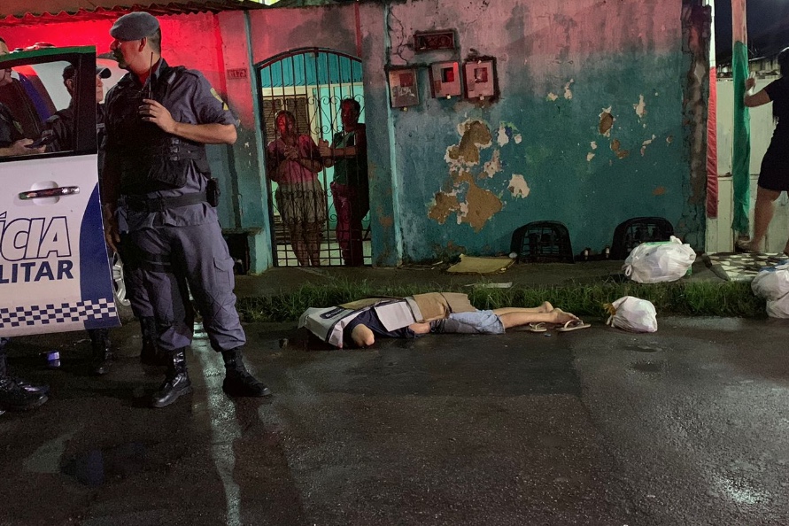 Felipe tentou correr, mas foi alcan&ccedil;ado e morto / Foto: Caio Guarlotte