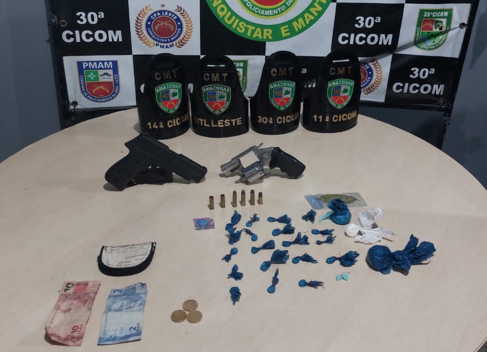 Material apreendido - Foto: Divulga&ccedil;&atilde;o PM-AM
