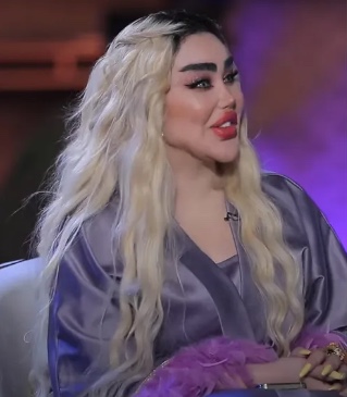 Dalia Naeem durante entrevista a uma TV / Foto: Reprodu&ccedil;&atilde;o