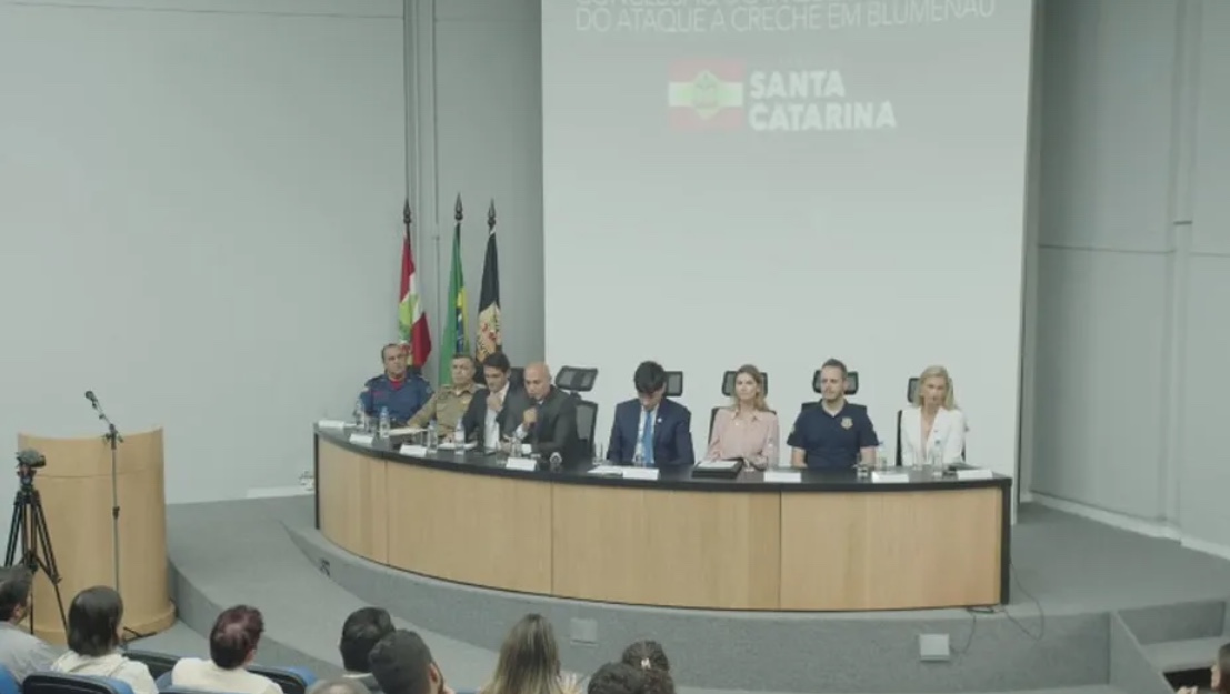 Pol&iacute;cia Civil de Santa Catarina fala sobre conclus&atilde;o do inqu&eacute;rito / Foto: Reprodu&ccedil;&atilde;o