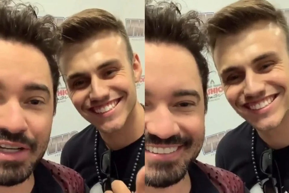 Ele inclusive j&aacute; teve uma m&uacute;sica divulgada por Fernando, e internautas conseguiram achar um v&iacute;deo dos dois lado a lado. As voltas que o mundo d&aacute;, n&eacute;?